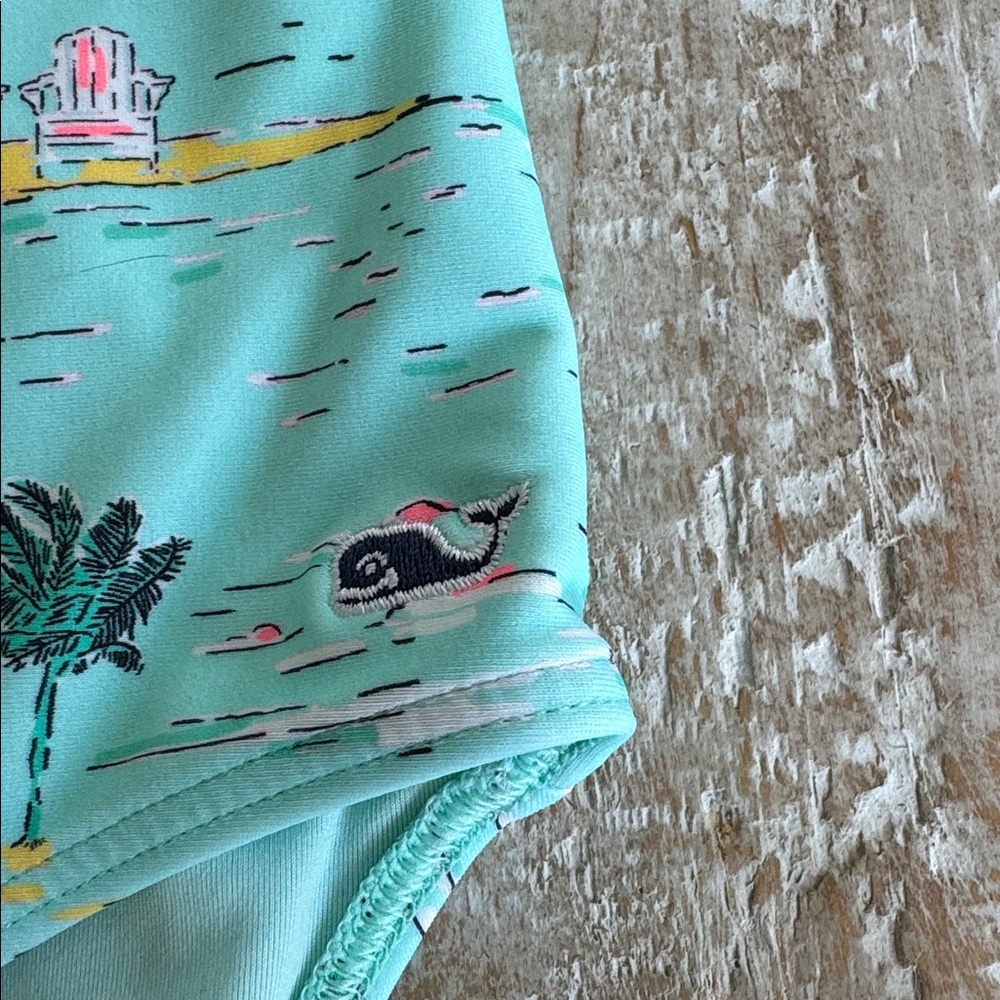 Tropical Print girls vineyard vines one piece Swimwear - Picture 2 of 4